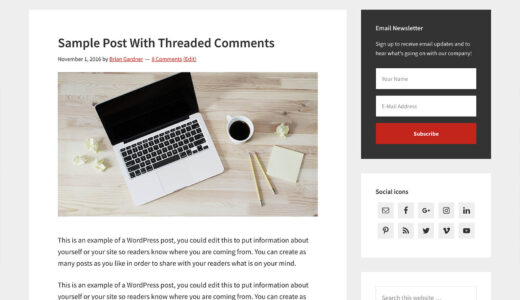 Genesis Framework【WordPressテーマ・きままにレビュー・日本語】