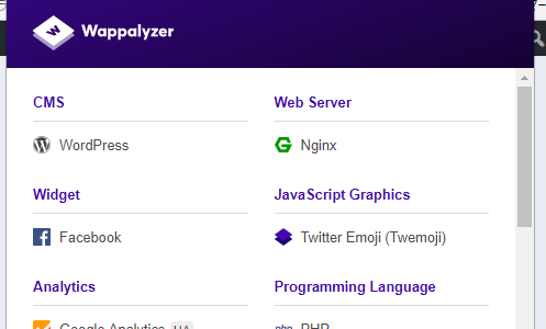 他のサイトのCMS・Webフレームワークを調べる方法【Wapplyzer】